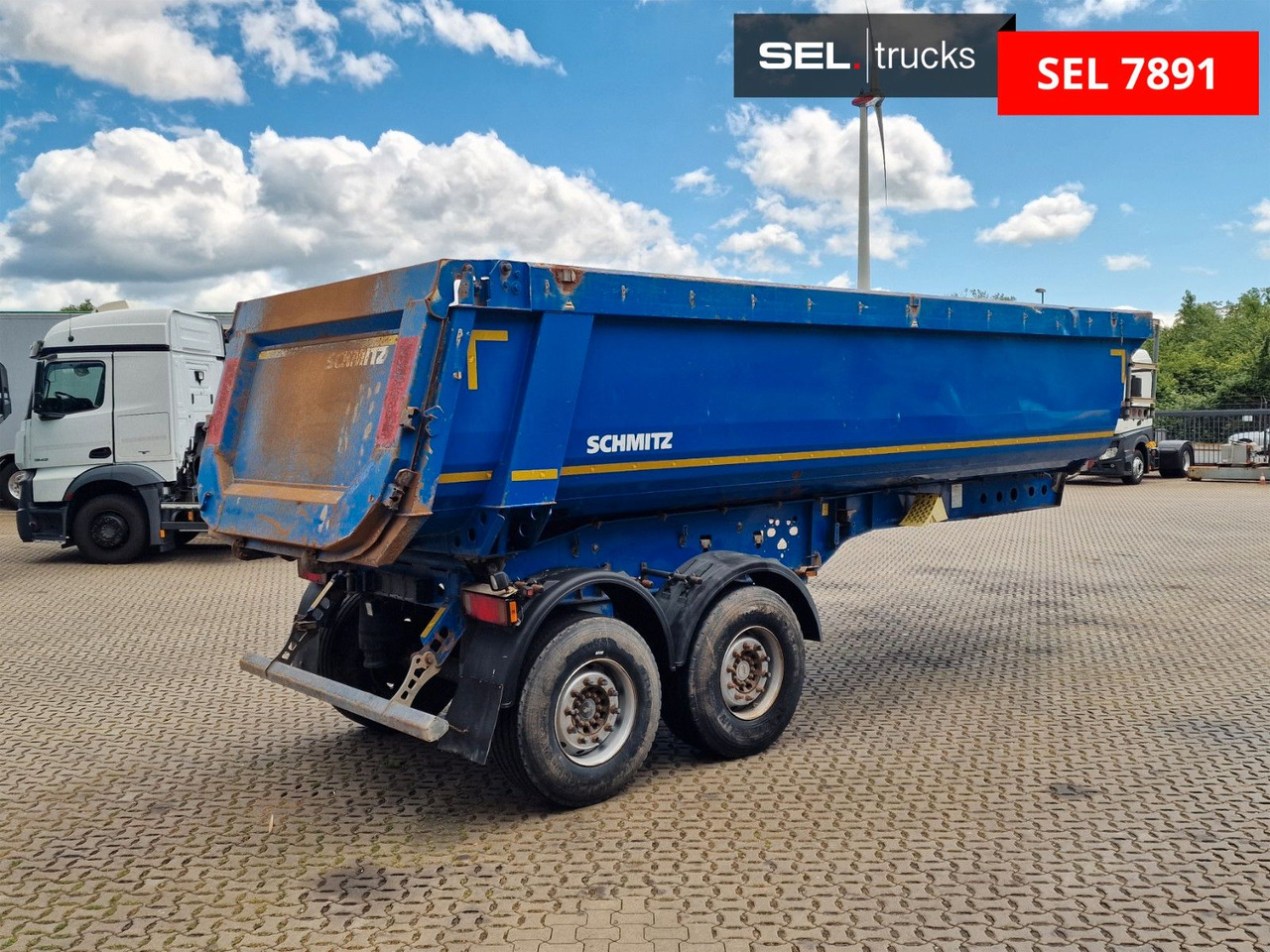 Schmitz Cargobull SKI 18 SL-7,2 SR / Liftachse - Kipper Auflieger: das Bild 5 Schmitz Cargobull SKI 18 SL-7,2 SR / Liftachse - Kipper Auflieger: das Bild 5