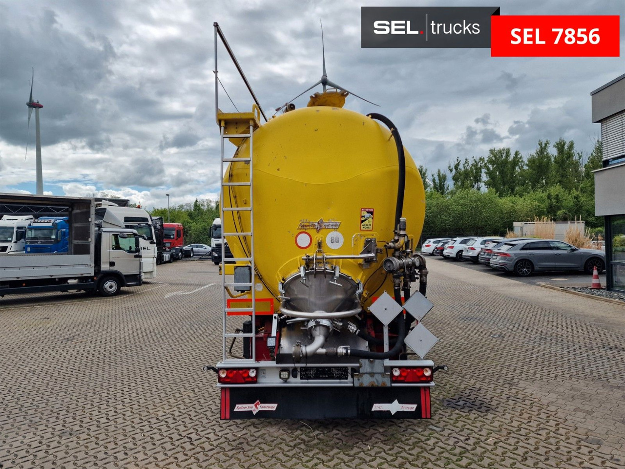 Siloauflieger Spitzer SK2766 CAL GGVS / Kippsilo / 66m3 / ADR AT: das Bild 6