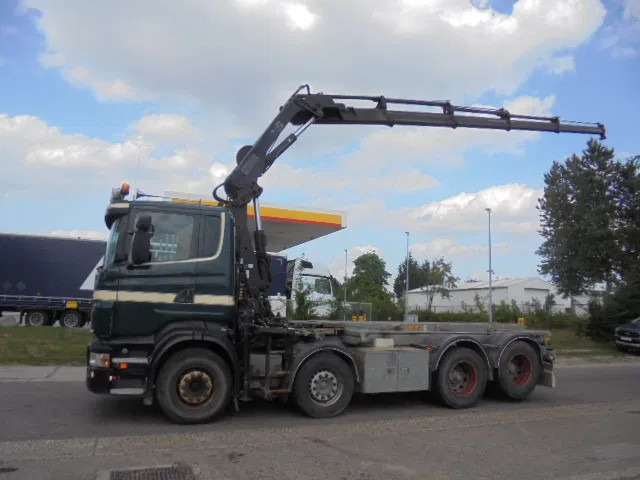 Scania R420 LB 8X2 LIFTAS - Seil Abrollkipper, Autokran: das Bild 5 Scania R420 LB 8X2 LIFTAS - Seil Abrollkipper, Autokran: das Bild 5