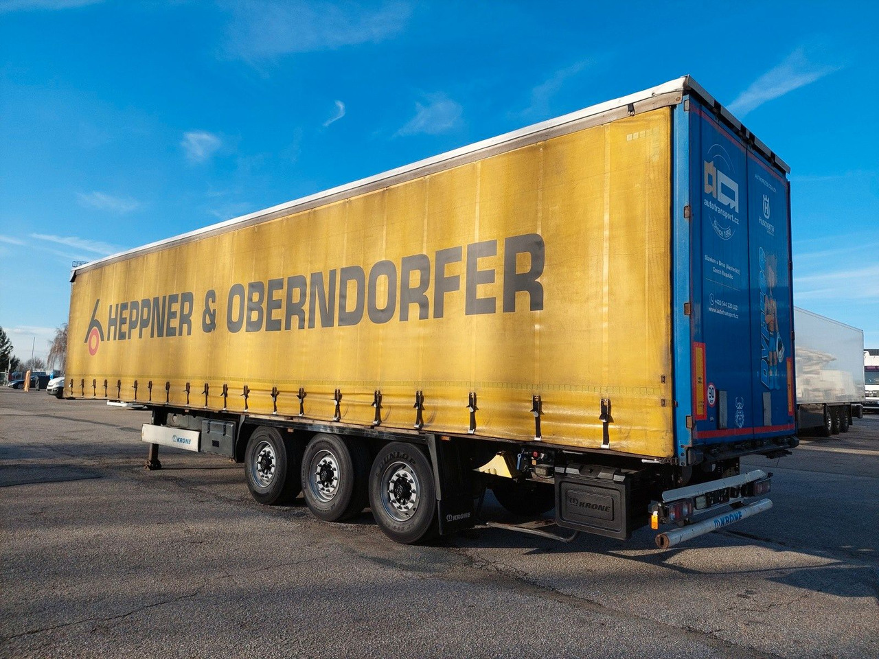 Krone SD Standard Coil Mulde lenkbare Hinterachse - Planenauflieger: das Bild 3 Krone SD Standard Coil Mulde lenkbare Hinterachse - Planenauflieger: das Bild 3