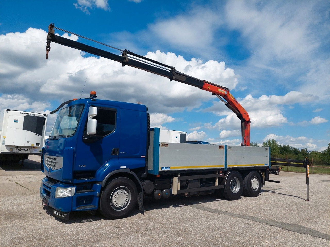 Renault Premium DXI R450.26 HR Palfinger PK 15.500 - Pritsche LKW, Autokran: das Bild 1 Renault Premium DXI R450.26 HR Palfinger PK 15.500 - Pritsche LKW, Autokran: das Bild 1