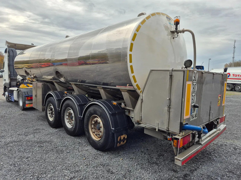 MAISONNEUVE 29000L INSULATED INOX TANK - HYDRAULIC PUMP - SAMPLE TAKING - Tankauflieger: das Bild 3 MAISONNEUVE 29000L INSULATED INOX TANK - HYDRAULIC PUMP - SAMPLE TAKING - Tankauflieger: das Bild 3