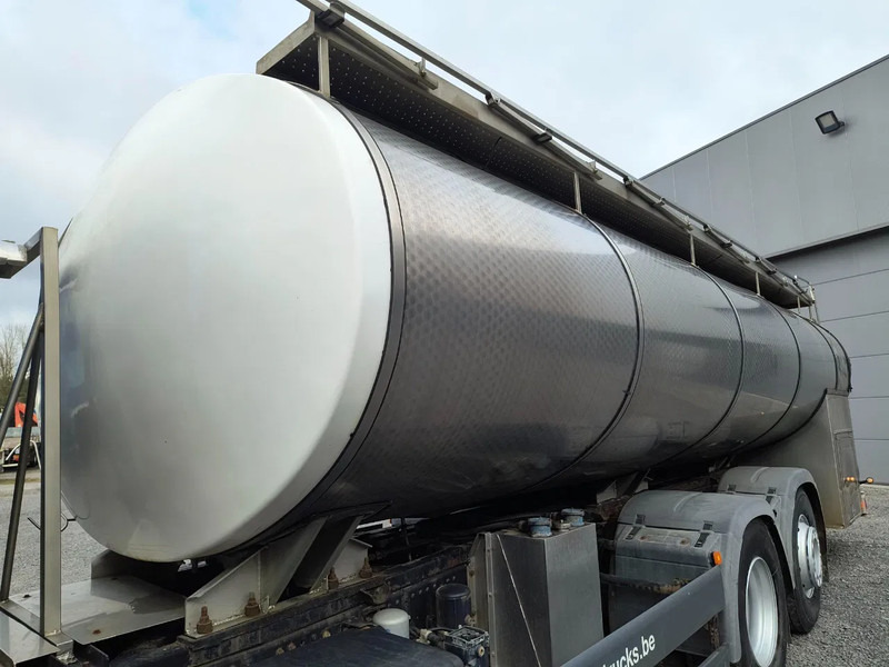 Tankwagen Für die Beförderung von Milch MAN TGA 26.360 INSULATED INOX TANK - 2 COMP - AIRCO - LIFT/STEERING AXLE: das Bild 8