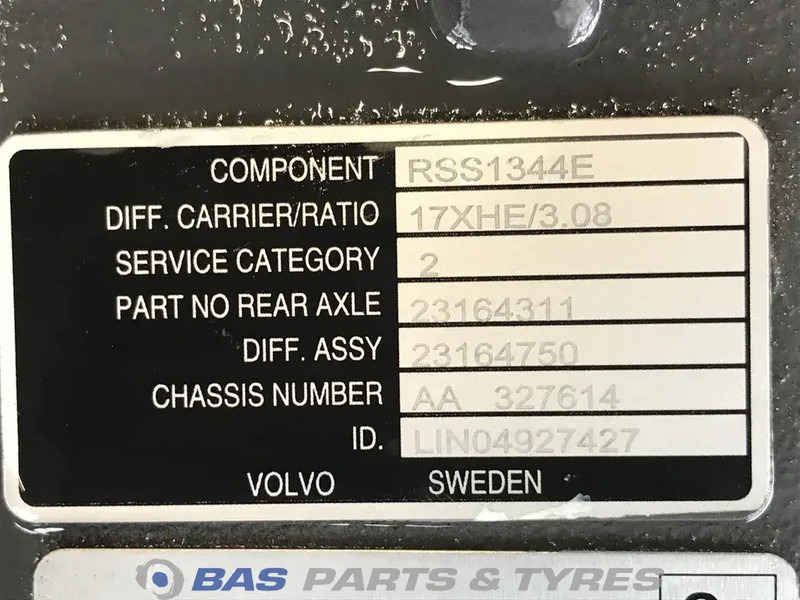 Differenzial Getriebe für LKW Meritor Differentieel Volvo RSS1344E P13170-E: das Bild 7