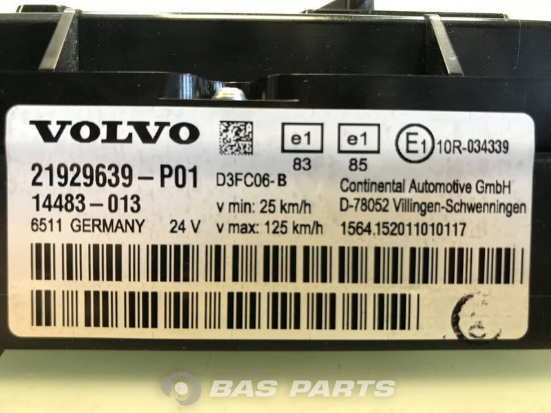 Volvo FE Euro 6 - Armaturenbrett für LKW: das Bild 3 Volvo FE Euro 6 - Armaturenbrett für LKW: das Bild 3