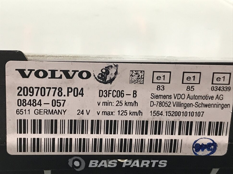 Volvo FE - Armaturenbrett für LKW: das Bild 3 Volvo FE - Armaturenbrett für LKW: das Bild 3