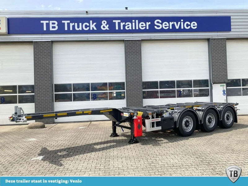 Kässbohrer SHG AVMH / 45 - 12 / 27 - Multi uitschuifbaar chassis -> 20"/30"/40"/45" - Container/ Wechselfahrgestell Auflieger: das Bild 1 Kässbohrer SHG AVMH / 45 - 12 / 27 - Multi uitschuifbaar chassis -> 20"/30"/40"/45" - Container/ Wechselfahrgestell Auflieger: das Bild 1