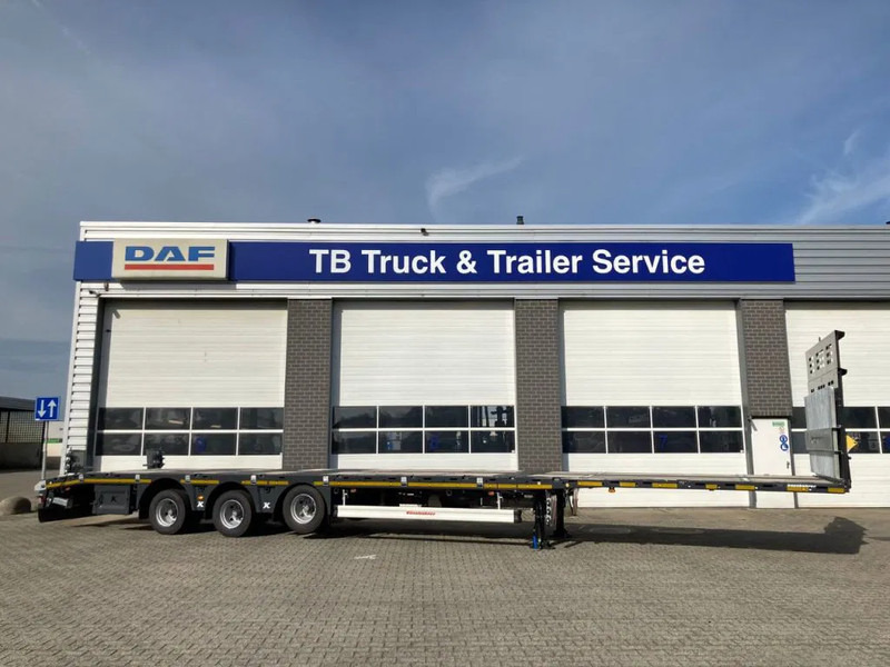 Kässbohrer SPA M3 / 1N - 18 / 27 Heavy Duty uitschuifbare vlakke mega trailer met liftas, rongen en oprijplaten - Pritschenauflieger/ Plattformauflieger: das Bild 2 Kässbohrer SPA M3 / 1N - 18 / 27 Heavy Duty uitschuifbare vlakke mega trailer met liftas, rongen en oprijplaten - Pritschenauflieger/ Plattformauflieger: das Bild 2
