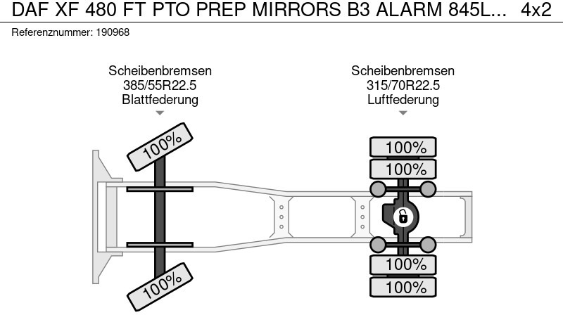 DAF XF 480 FT PTO PREP MIRRORS B3 ALARM 845L TANK - COMING SOON - Sattelzugmaschine: das Bild 2 DAF XF 480 FT PTO PREP MIRRORS B3 ALARM 845L TANK - COMING SOON - Sattelzugmaschine: das Bild 2