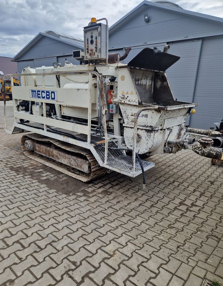 Pompa do betonu Mecbo CAR TCACK P6.80 APV/DI 90bar 2007 Pompa do betonu MECBO P6.80 na gąsienicach - Stationäre Betonpumpe: das Bild 1 Pompa do betonu Mecbo CAR TCACK P6.80 APV/DI 90bar 2007 Pompa do betonu MECBO P6.80 na gąsienicach - Stationäre Betonpumpe: das Bild 1