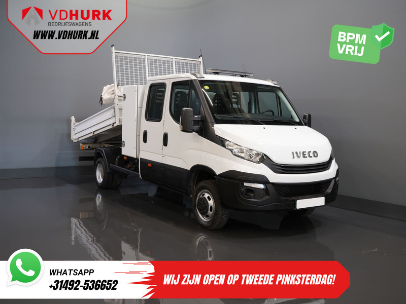 Iveco Daily 35C14D 2.3 140 pk Aut. ZF DC Dubbel Cabine 6Pers./ Kipper/ Pick Up/ Open Laadbak/ 3.5t Trekverm./ Dubbel Lucht/ Gev.Stoel/ Clima - Kipper Transporter, Transporter mit Doppelkabine: das Bild 1 Iveco Daily 35C14D 2.3 140 pk Aut. ZF DC Dubbel Cabine 6Pers./ Kipper/ Pick Up/ Open Laadbak/ 3.5t Trekverm./ Dubbel Lucht/ Gev.Stoel/ Clima - Kipper Transporter, Transporter mit Doppelkabine: das Bild 1