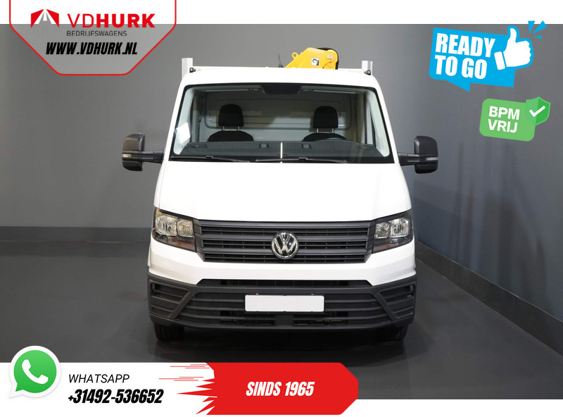 Pritsche Transporter Volkswagen Crafter 50 165 pk Effer 352S Kraan/ Crane/ Kran/ Autokran/ PTO/ Open laadbak/ Dubbel Lucht: das Bild 7