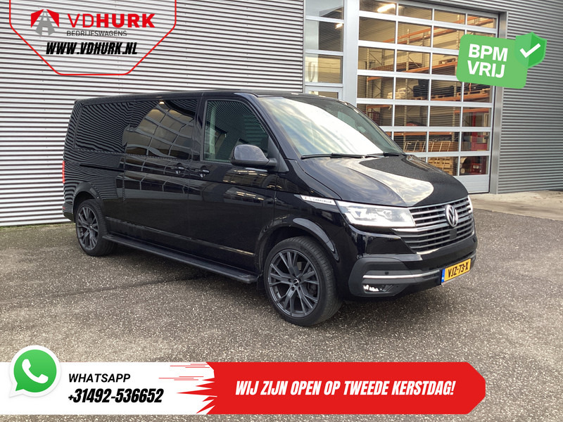 Volkswagen Transporter T6.1 2.0 TDI 150 pk DSG Aut. L2 DC Dubbel Cabine LED/ 20" LMV/ Elek. Schuifdeur/ Alpine/ Leder/ Climate/ Cruise/ Camera/ Trekhaa - Kleintransporter, Transporter mit Doppelkabine: das Bild 1 Volkswagen Transporter T6.1 2.0 TDI 150 pk DSG Aut. L2 DC Dubbel Cabine LED/ 20" LMV/ Elek. Schuifdeur/ Alpine/ Leder/ Climate/ Cruise/ Camera/ Trekhaa - Kleintransporter, Transporter mit Doppelkabine: das Bild 1