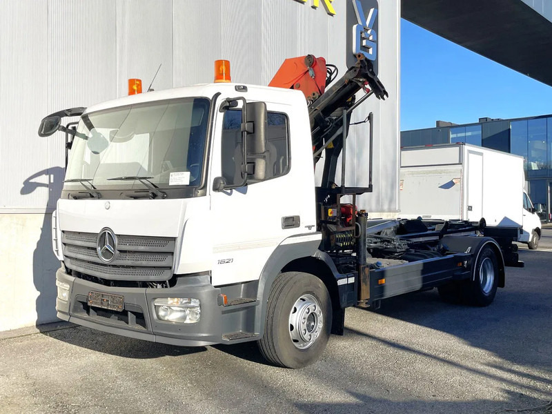 Mercedes-Benz Atego 1621 *Palfinger kraan*Containersysteem*luchtvering achteras*bluetooth - Abrollkipper, Autokran: das Bild 1 Mercedes-Benz Atego 1621 *Palfinger kraan*Containersysteem*luchtvering achteras*bluetooth - Abrollkipper, Autokran: das Bild 1