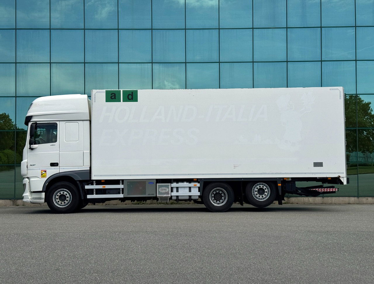DAF XF 480 FAR SSC 6X2 Carrier TRS Iceland Lift 815 x 250 x 274 CM Inside TOP Co - Kühlkoffer LKW: das Bild 2 DAF XF 480 FAR SSC 6X2 Carrier TRS Iceland Lift 815 x 250 x 274 CM Inside TOP Co - Kühlkoffer LKW: das Bild 2