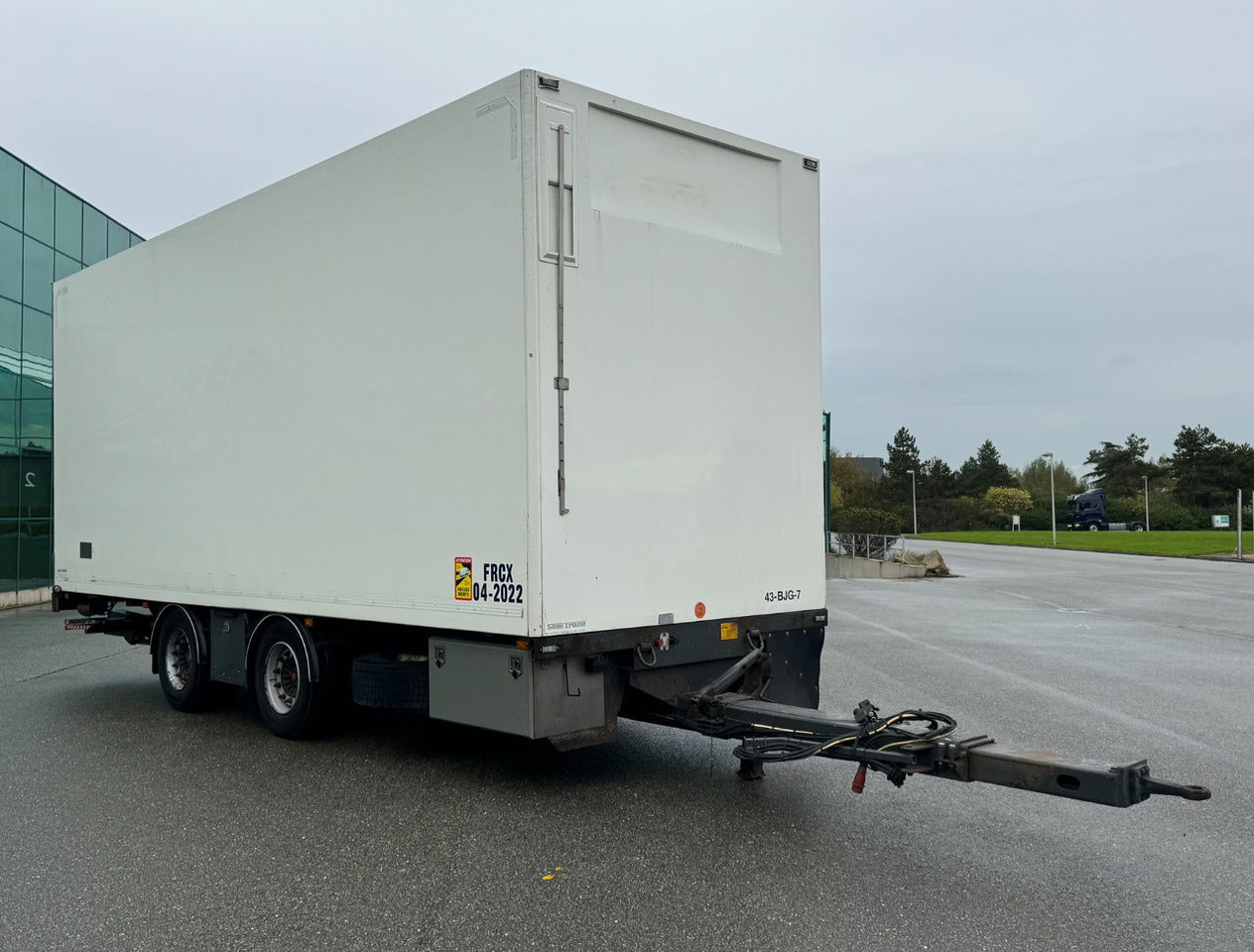 Koffer Anhänger DRACO MZS 218 Wipkar 750 x 250 x 290 CM Inside Tail Lift 2021 TRS Iceland TOP Condition NL Trailertrailer: das Bild 7