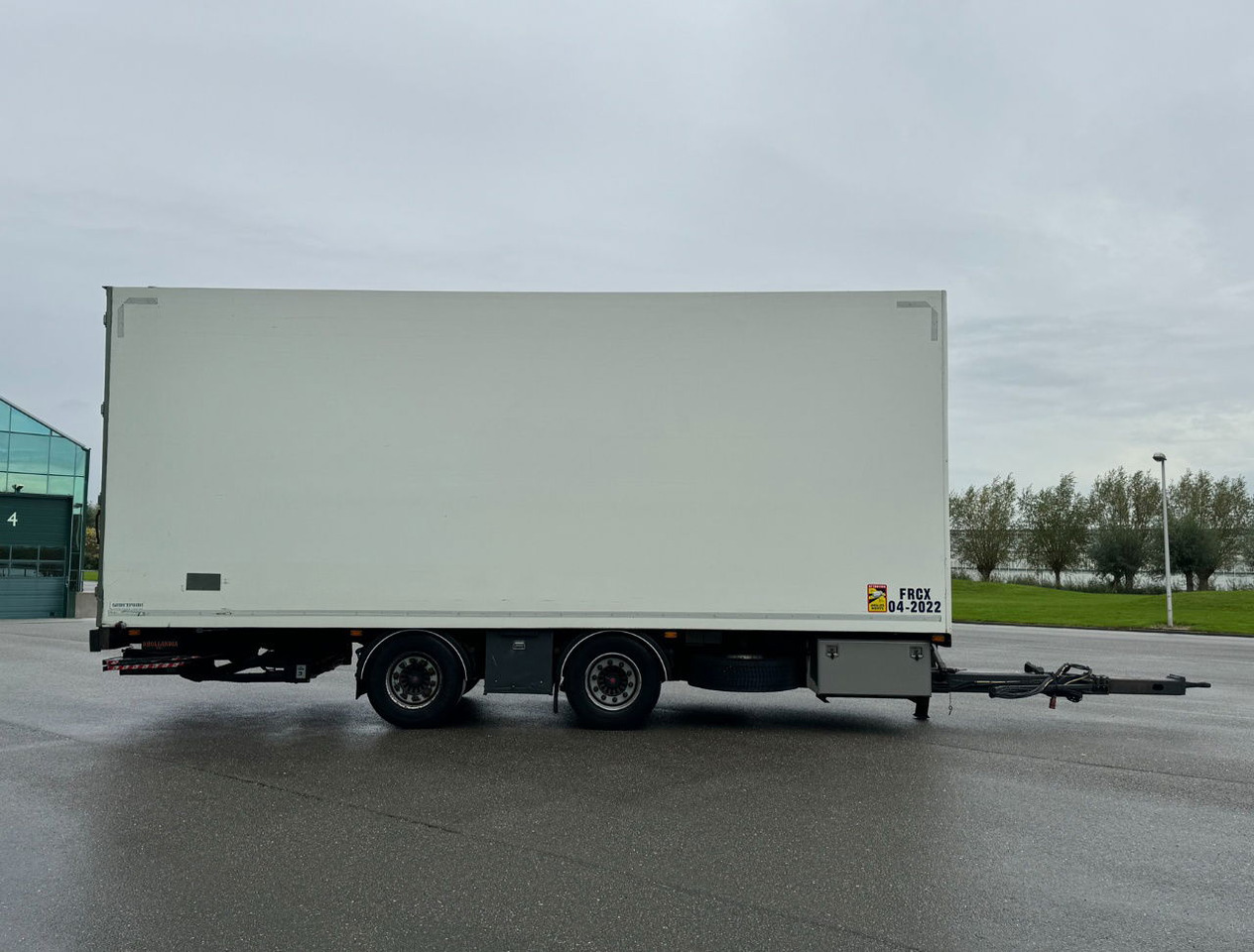 Koffer Anhänger DRACO MZS 218 Wipkar 750 x 250 x 290 CM Inside Tail Lift 2021 TRS Iceland TOP Condition NL Trailertrailer: das Bild 6