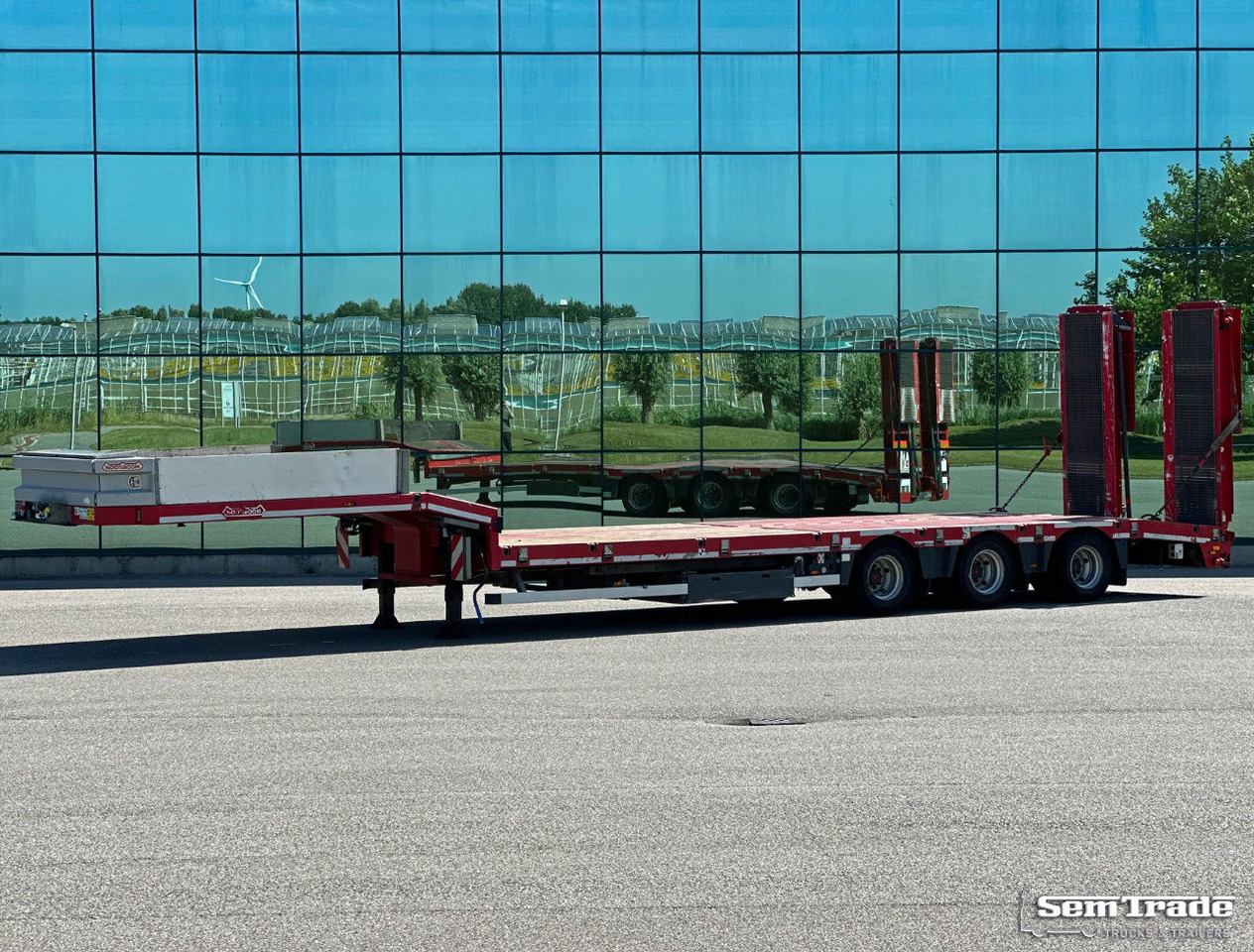 Nooteboom OSD-48-003 Semi 3 Axles Hydraulic Ramps Hinge TOP Condition - Tieflader Auflieger: das Bild 1 Nooteboom OSD-48-003 Semi 3 Axles Hydraulic Ramps Hinge TOP Condition - Tieflader Auflieger: das Bild 1