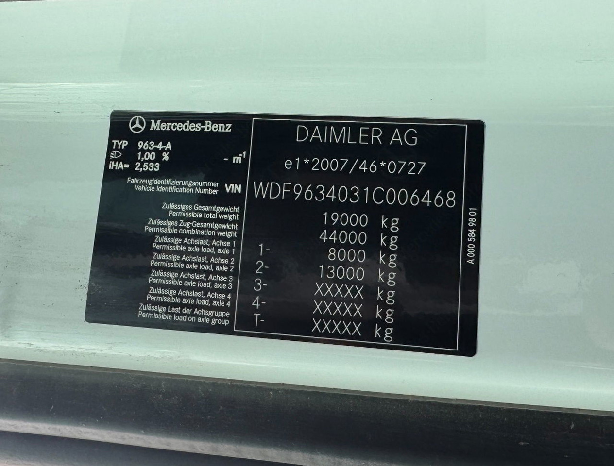 Sattelzugmaschine Mercedes-Benz Actros 1945 382.000 KM NEW TUV APK PTO + Hydraulics TOP Condition NL Truck: das Bild 12