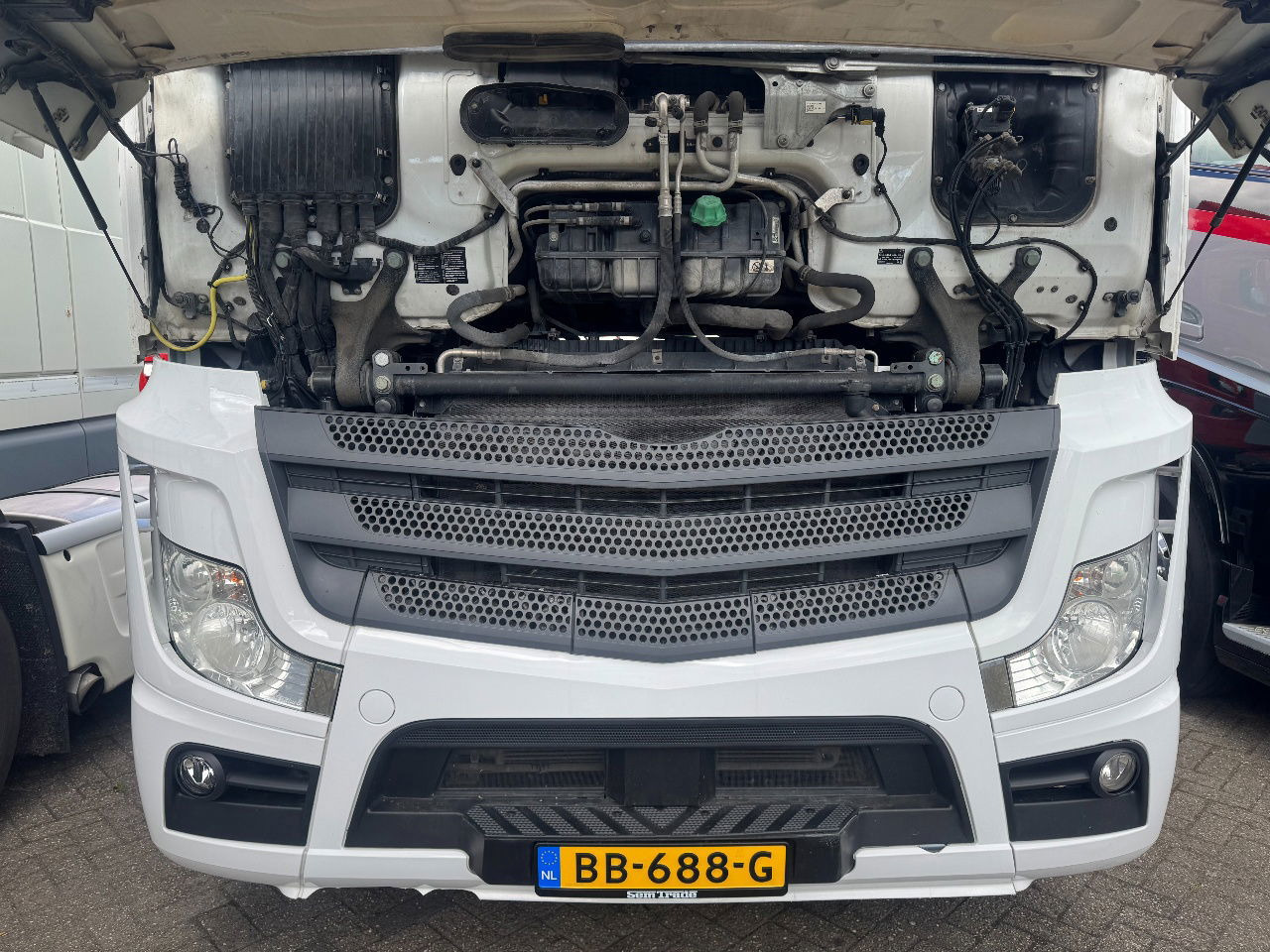 Sattelzugmaschine Mercedes-Benz Actros 1945 382.000 KM NEW TUV APK PTO + Hydraulics TOP Condition NL Truck: das Bild 13