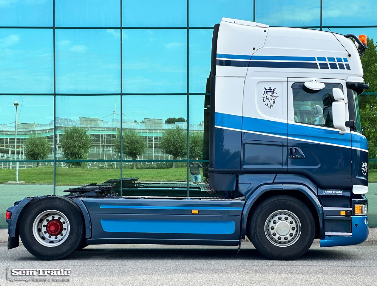 Scania R410 Topline Retarder Only 586.000 KM 2x Tanks Super Condition NL-Truck - Sattelzugmaschine: das Bild 5 Scania R410 Topline Retarder Only 586.000 KM 2x Tanks Super Condition NL-Truck - Sattelzugmaschine: das Bild 5