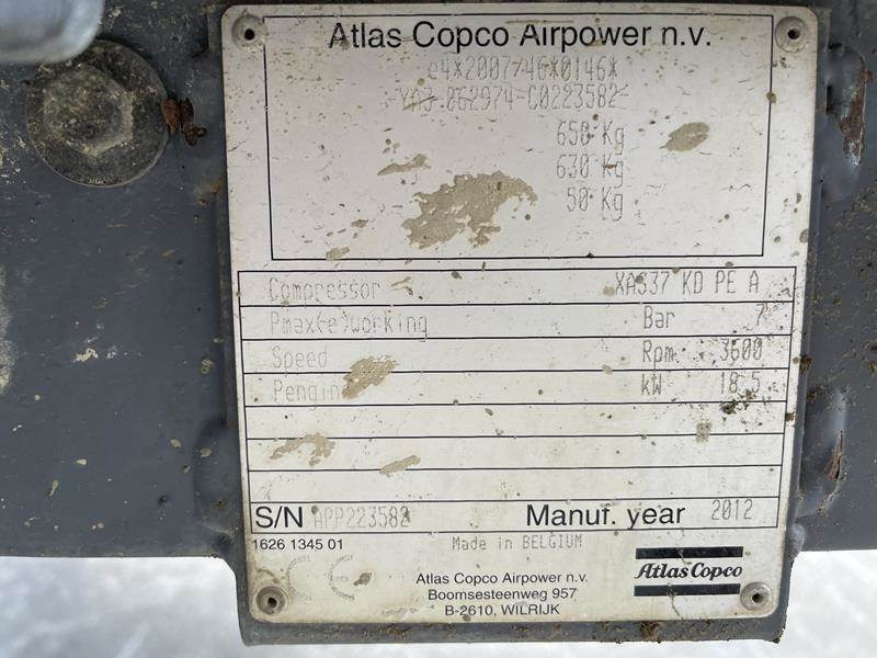 Atlas-Copco XAS 37 KD - Luftkompressor: das Bild 5 Atlas-Copco XAS 37 KD - Luftkompressor: das Bild 5