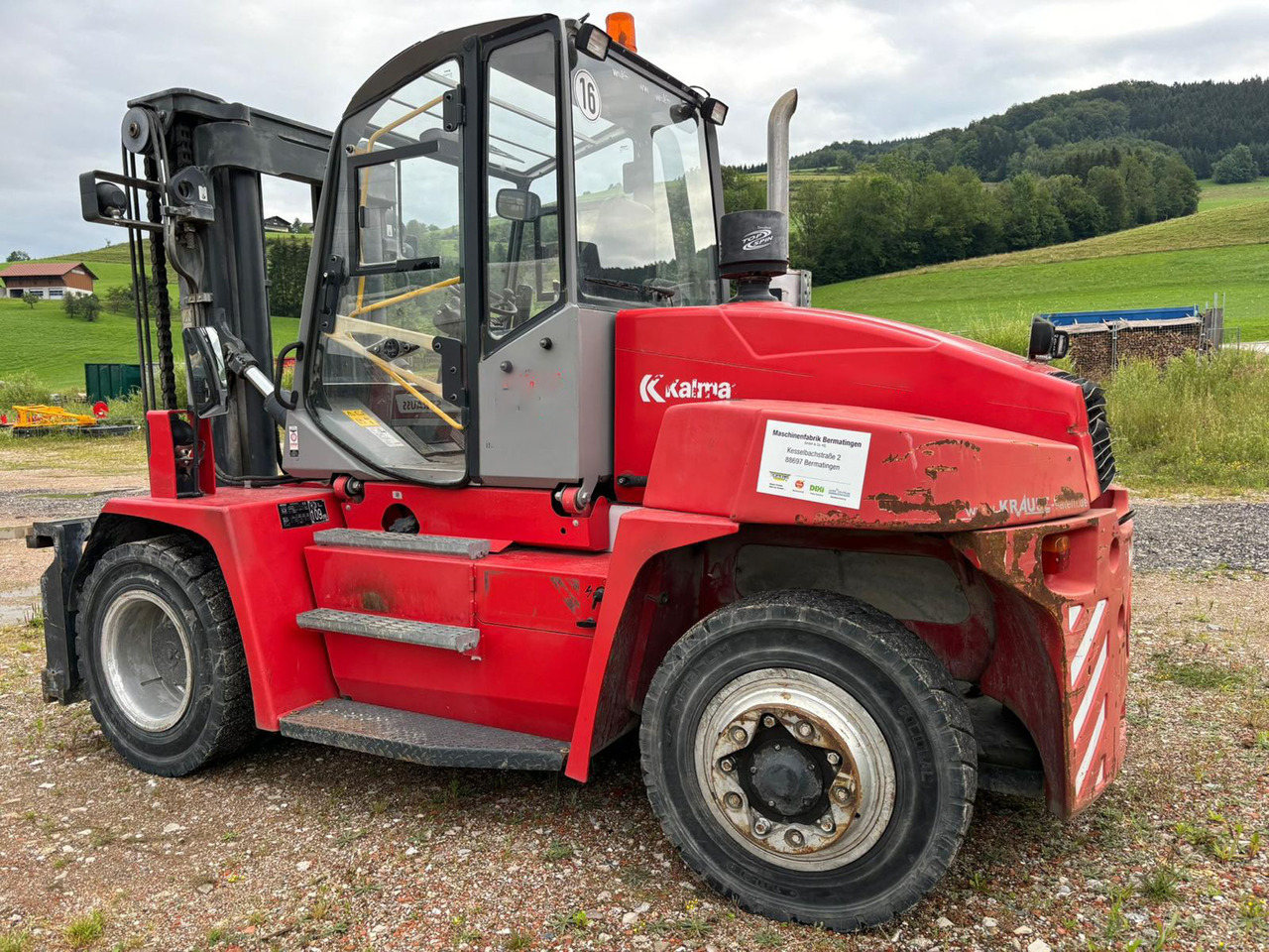 Kalmar DCE 100-6 - Dieselstapler: das Bild 3 Kalmar DCE 100-6 - Dieselstapler: das Bild 3