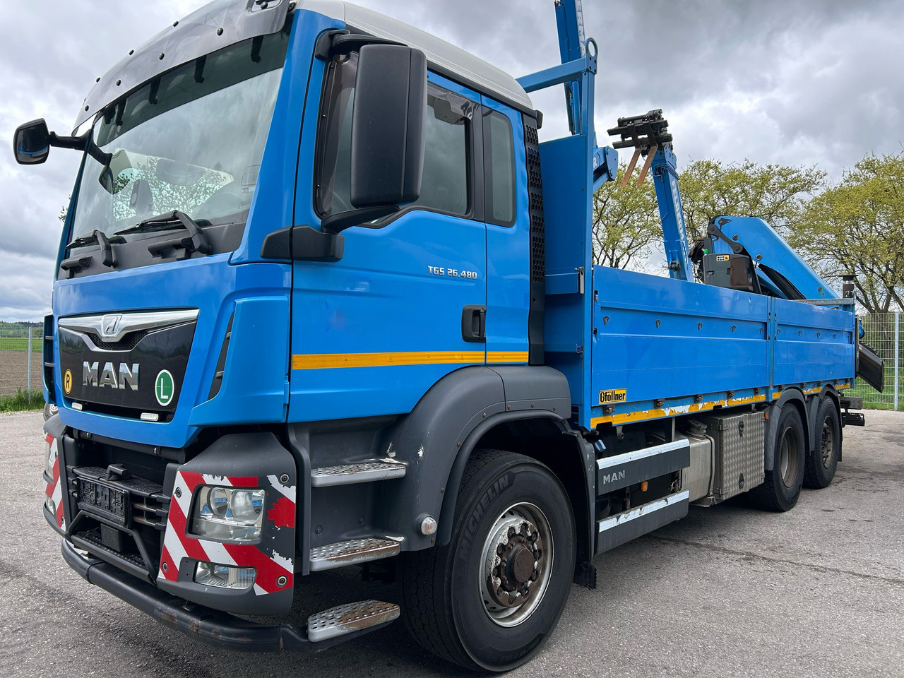 Palfinger PK 23002-SHE + MAN TGS 26.480 - Ladekran: das Bild 1 Palfinger PK 23002-SHE + MAN TGS 26.480 - Ladekran: das Bild 1