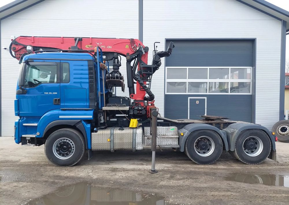 MAN TGS 26-480 6x4 do drewna PALFINGER Epsilon S 270L83 - Sattelzugmaschine: das Bild 2 MAN TGS 26-480 6x4 do drewna PALFINGER Epsilon S 270L83 - Sattelzugmaschine: das Bild 2