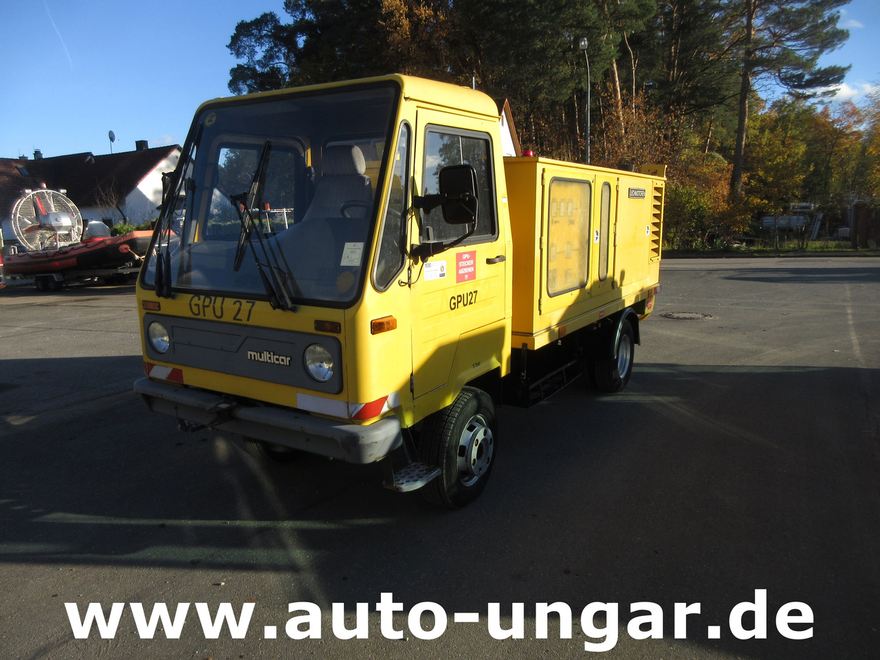 MULTICAR M26 Lechmotoren GPU Ground Power Unit - used GSE - 28V DC & 115V 400Hz - Bodenstromaggregat: das Bild 2 MULTICAR M26 Lechmotoren GPU Ground Power Unit - used GSE - 28V DC & 115V 400Hz - Bodenstromaggregat: das Bild 2