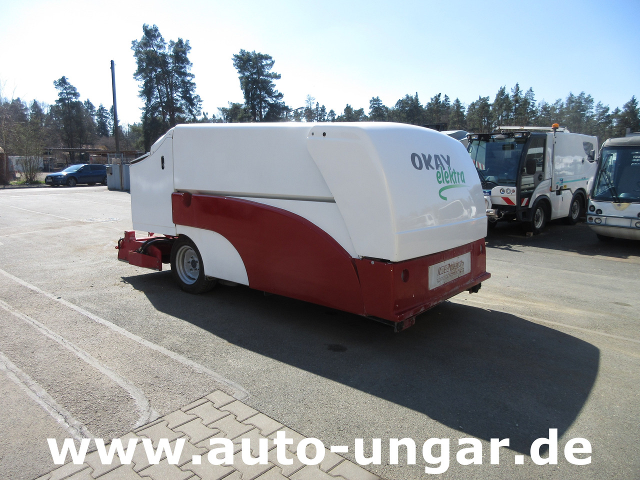 OKAY 3500 Elektra 80V IceResurfacer Elektro Eisbearbeitungsmaschine Zamboni - Elektro-Nutzfahrzeug: das Bild 2 OKAY 3500 Elektra 80V IceResurfacer Elektro Eisbearbeitungsmaschine Zamboni - Elektro-Nutzfahrzeug: das Bild 2
