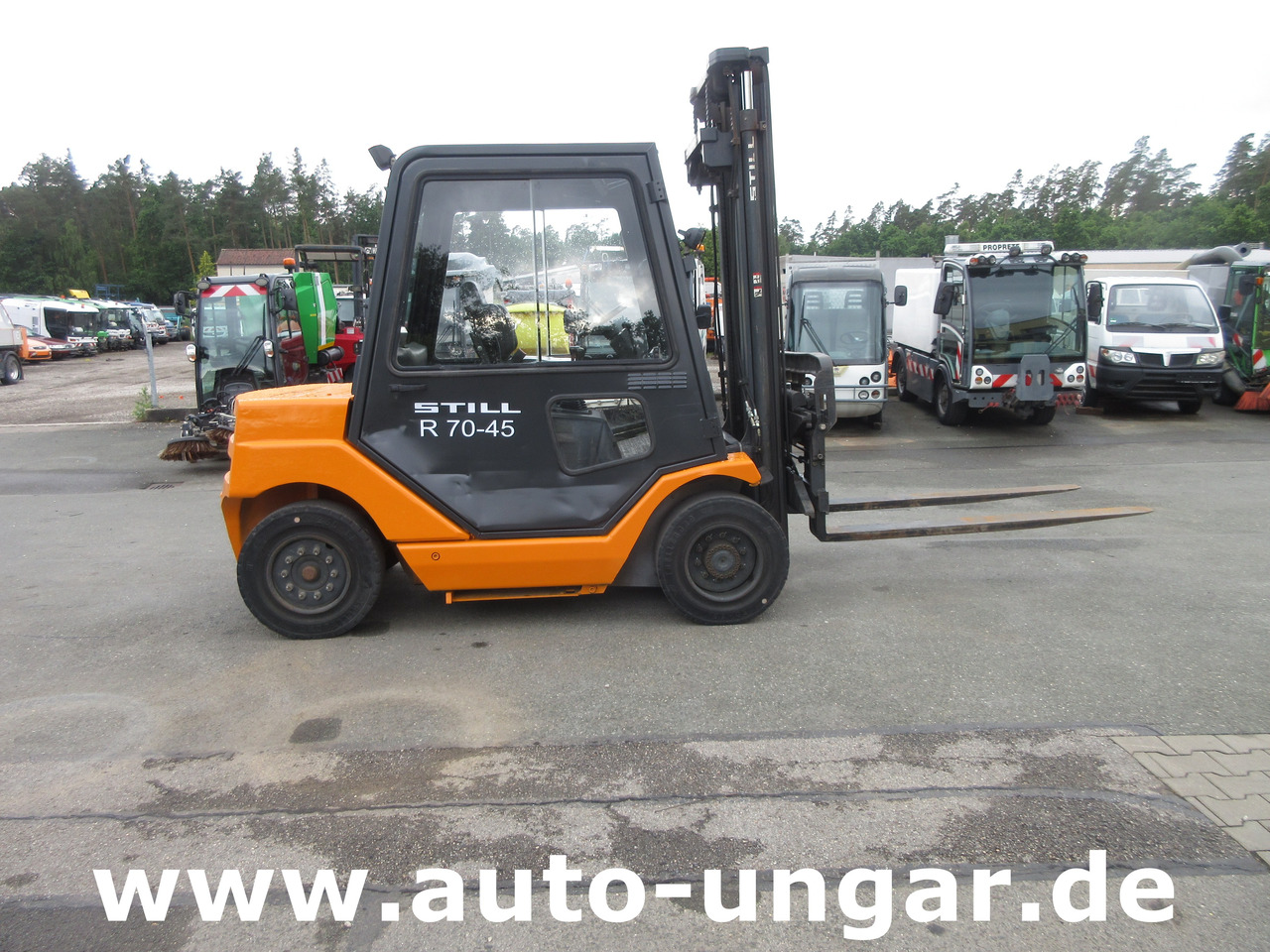 Still R70-45 Diesel Gabelstapler 4.500kg Hub Zinkenverstellung Seitenschieber - Dieselstapler: das Bild 5 Still R70-45 Diesel Gabelstapler 4.500kg Hub Zinkenverstellung Seitenschieber - Dieselstapler: das Bild 5