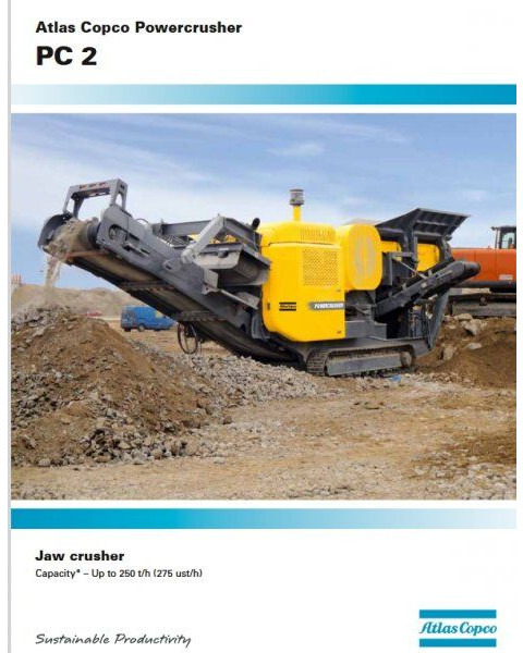 Backenbrecher Atlas-Copco PC 2 / PowerCrusher: das Bild 7 Backenbrecher Atlas-Copco PC 2 / PowerCrusher: das Bild 7