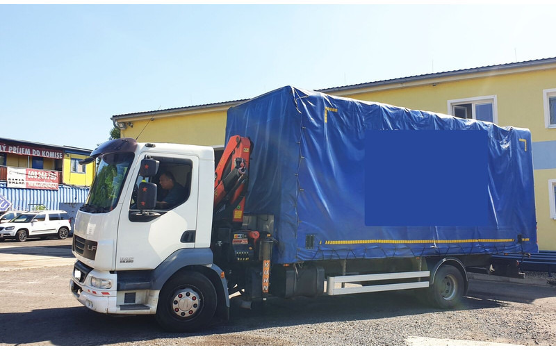 DAF 15t LF55.220 +Palfinger PK8500 - Plane LKW, Autokran: das Bild 2 DAF 15t LF55.220 +Palfinger PK8500 - Plane LKW, Autokran: das Bild 2