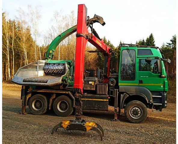 Jenz HEM 583R +6x6 MAN TGS 33.540 +Palfinger (docs MACHINE!) - Holzschredder: das Bild 2 Jenz HEM 583R +6x6 MAN TGS 33.540 +Palfinger (docs MACHINE!) - Holzschredder: das Bild 2