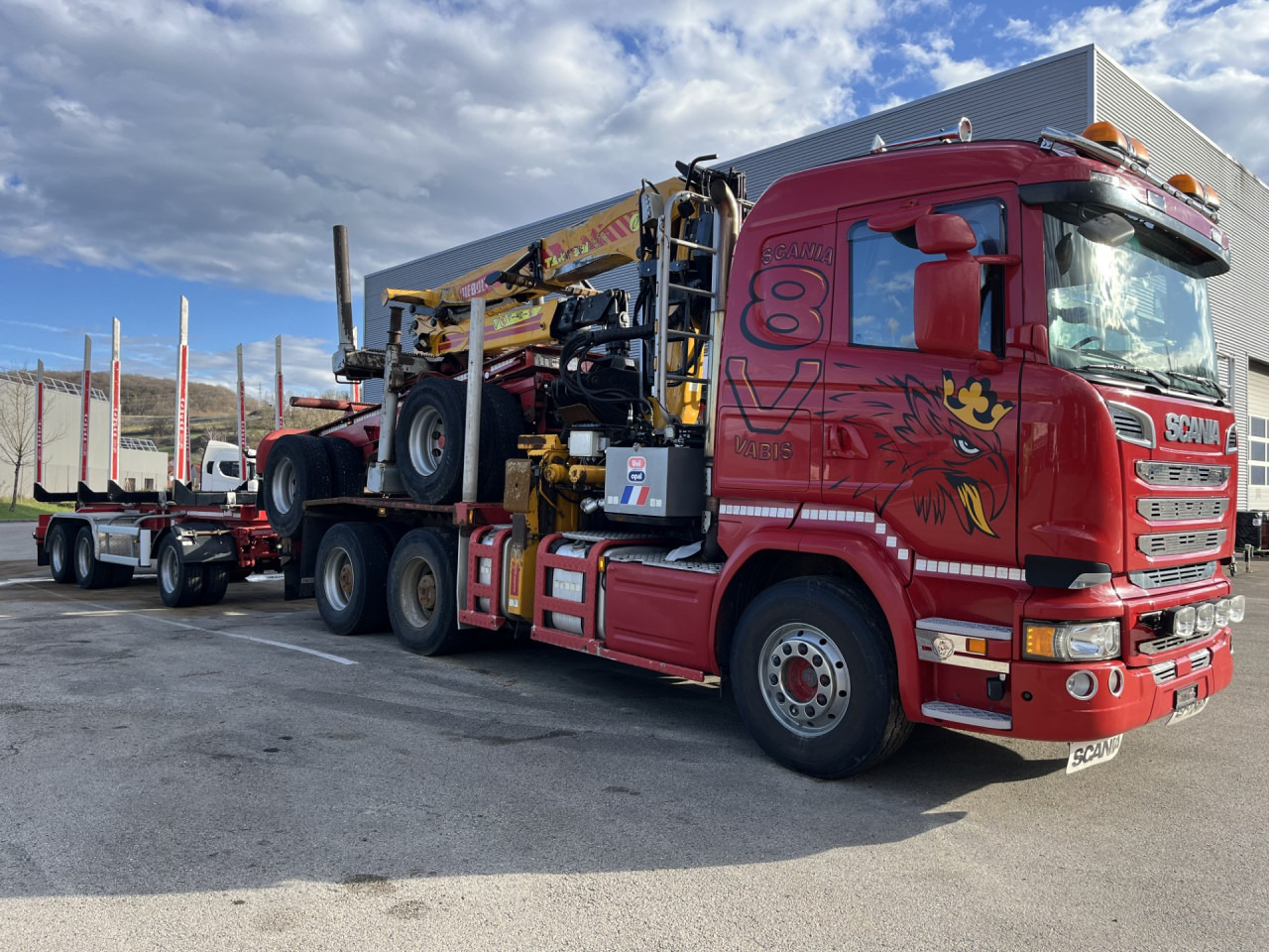 SCANIA porteur + grue AR cabine - Fahrgestell LKW: das Bild 1 SCANIA porteur + grue AR cabine - Fahrgestell LKW: das Bild 1