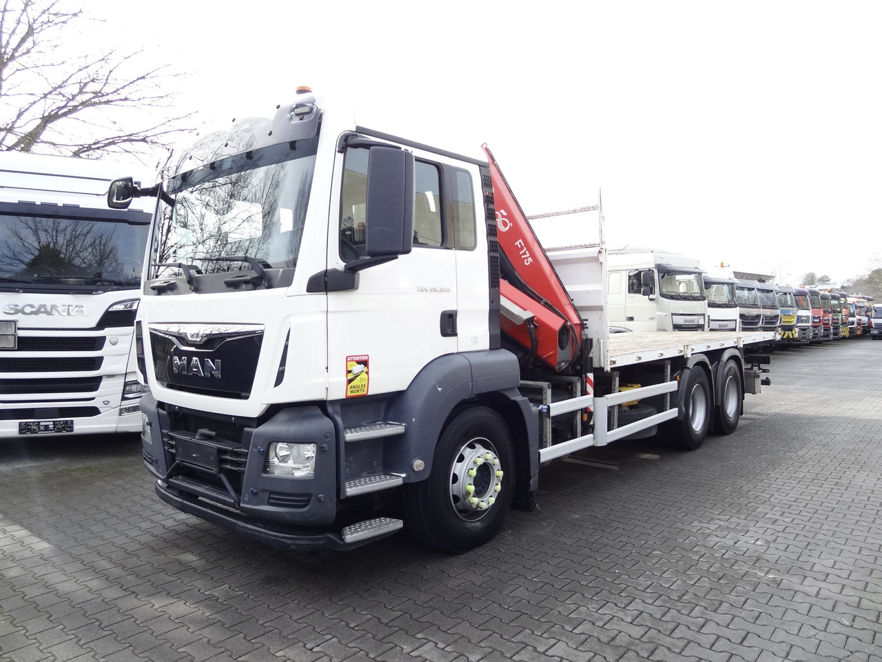MAN TGS 26.320 6X4 BB mit Kran Fassi F175 - Autokran, Pritsche LKW: das Bild 1 MAN TGS 26.320 6X4 BB mit Kran Fassi F175 - Autokran, Pritsche LKW: das Bild 1