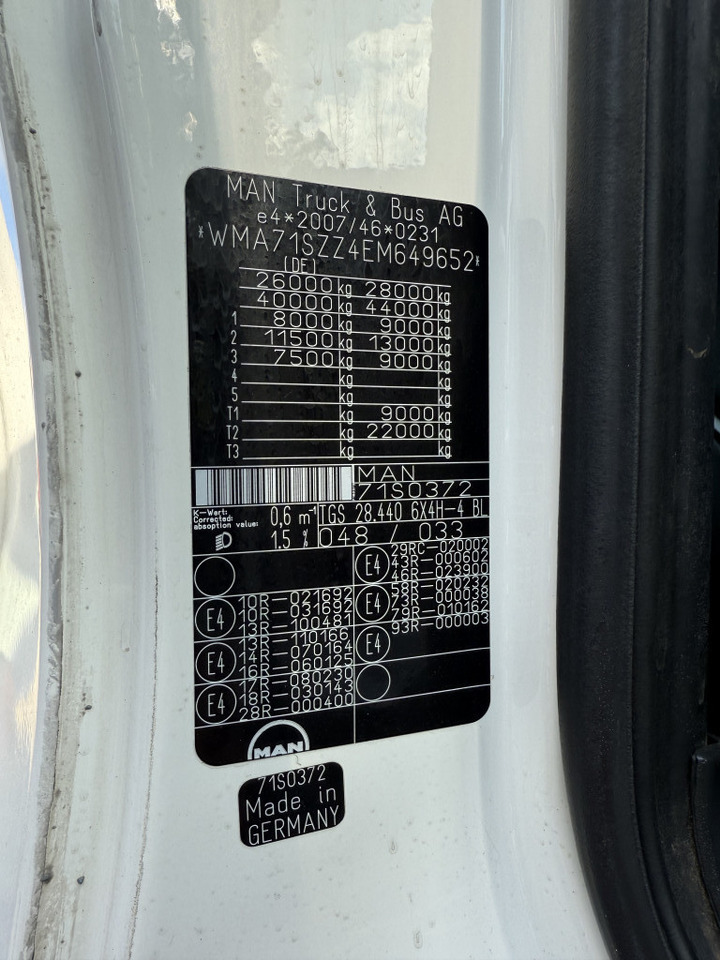 MAN TGS 28.440 6X4H-4 Atlas 290 bis 24 Meter - Pritsche LKW, Autokran: das Bild 5 MAN TGS 28.440 6X4H-4 Atlas 290 bis 24 Meter - Pritsche LKW, Autokran: das Bild 5