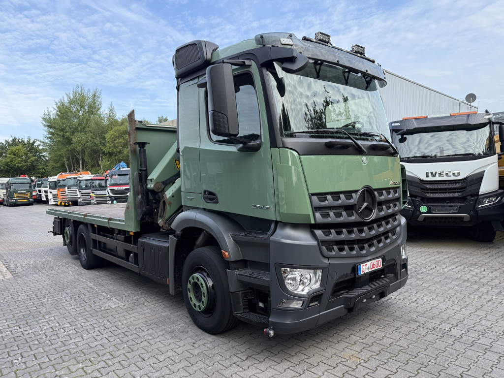 Autokran, Pritsche LKW Mercedes-Benz Arocs 2542 6X2 Kran Palfinger 16001: das Bild 9