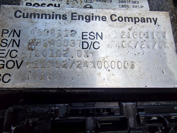 DAF 6ISB E3 5.9 Daf Spec CE162C Engine (Truck) - Motor für LKW: das Bild 2 DAF 6ISB E3 5.9 Daf Spec CE162C Engine (Truck) - Motor für LKW: das Bild 2