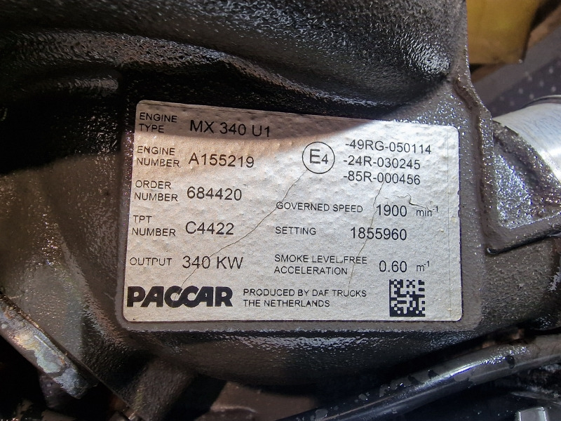 DAF MX340U1 EUR5 XF106.460 Engine (Truck) - Motor für LKW: das Bild 2 DAF MX340U1 EUR5 XF106.460 Engine (Truck) - Motor für LKW: das Bild 2