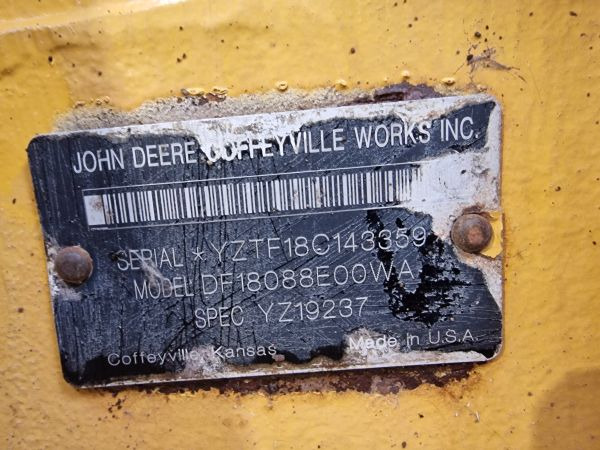 John Deere DF180 with HFWD MOTOR GRADER Transmission - Getriebe: das Bild 2 John Deere DF180 with HFWD MOTOR GRADER Transmission - Getriebe: das Bild 2