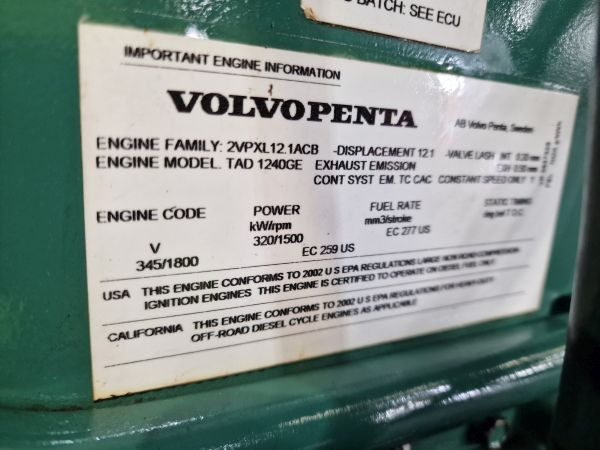 Volvo TAD1240GE Engine (Industrial) - Motor für Industriemaschine: das Bild 3 Volvo TAD1240GE Engine (Industrial) - Motor für Industriemaschine: das Bild 3
