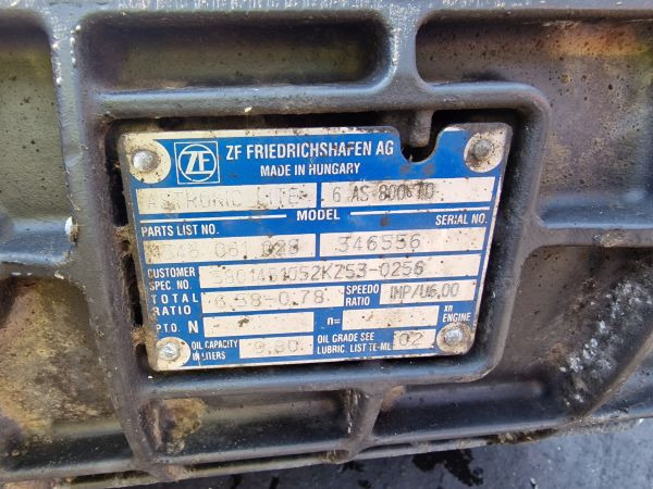ZF 6AS800TO Gearbox - Getriebe: das Bild 2 ZF 6AS800TO Gearbox - Getriebe: das Bild 2