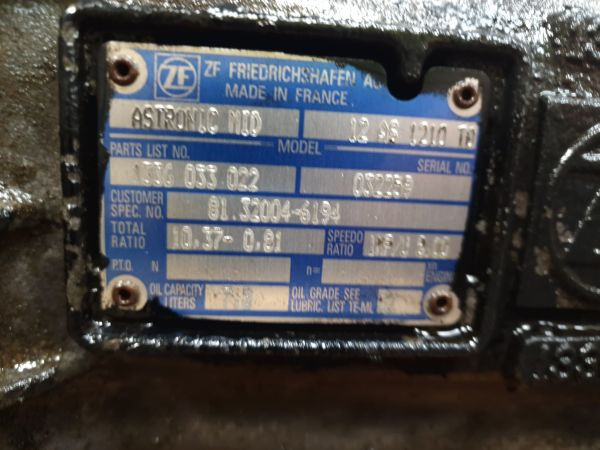 ZF Astronic 12AS1210TO Gearbox 2012 250 - Getriebe: das Bild 2 ZF Astronic 12AS1210TO Gearbox 2012 250 - Getriebe: das Bild 2