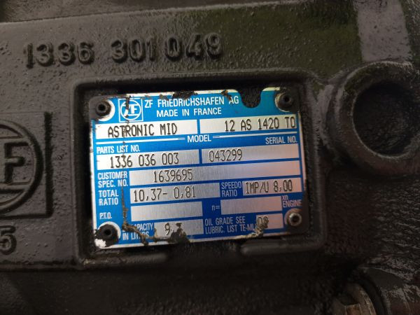 Getriebe ZF Astronic 12AS1420TO Gearbox: das Bild 11
