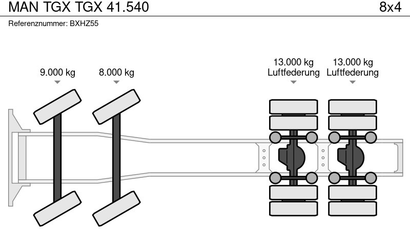 Sattelzugmaschine MAN TGX TGX 41.540: das Bild 7