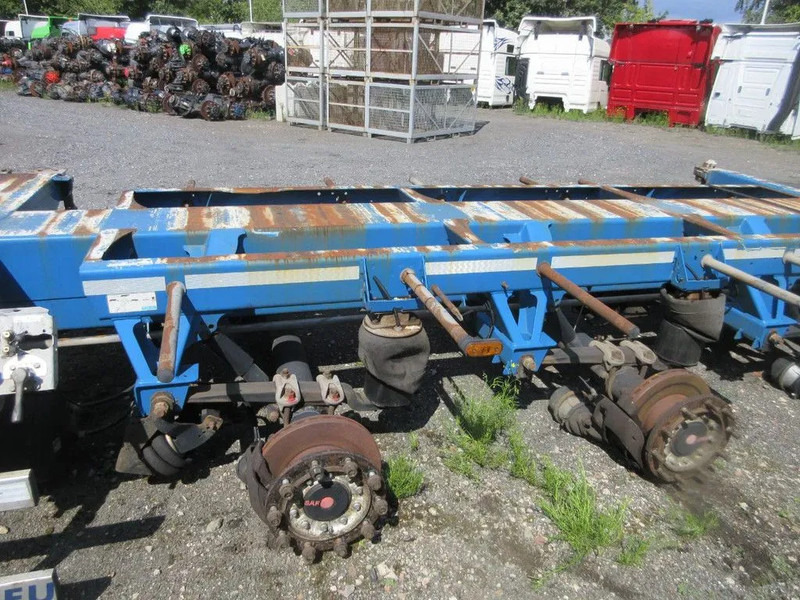 Container/ Wechselfahrgestell Auflieger D-Tec FLEXITRAILER VOOR ONDERDELEN SAF AS B9-22S  MODEL 2016: das Bild 9