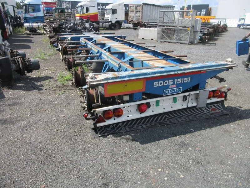 Container/ Wechselfahrgestell Auflieger D-Tec FLEXITRAILER VOOR ONDERDELEN SAF AS B9-22S  MODEL 2016: das Bild 7