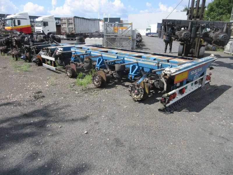 Container/ Wechselfahrgestell Auflieger D-Tec FLEXITRAILER VOOR ONDERDELEN SAF AS B9-22S  MODEL 2016: das Bild 13